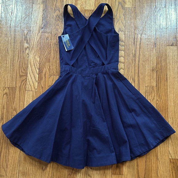 Polo Ralph Lauren Girls Crossback Dress 16 NWT - Picture 3 of 4